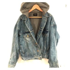 Fear of God Denim Jacket Hoodie Bomber